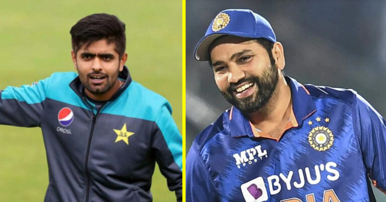rohit-sharma-gave-marriage-advice-to-pakistan-captain-babar-azam-after-this-got-such-a-reply