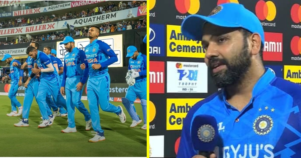 after-the-defeat-in-the-third-t20-rohit-sharma-gave-a-big-statement-about-the-bowlers