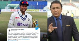 sunil-gavaskar-furious-at-lokesh-rahul-for-dropping-kuldeep-yadav-from-the-team-in-the-second-test