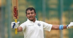 Prithvi Shaw First Triple Century