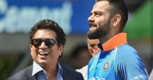 File Photo:Virat Kohli and Sachin Tendulkar